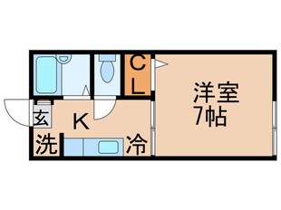 細井ハイツ2の物件間取画像